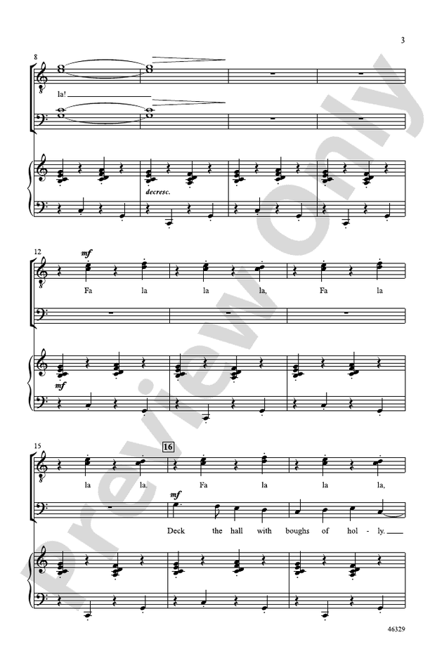 Deck the Hall – TTBB Choral Octavo (Digital Download)