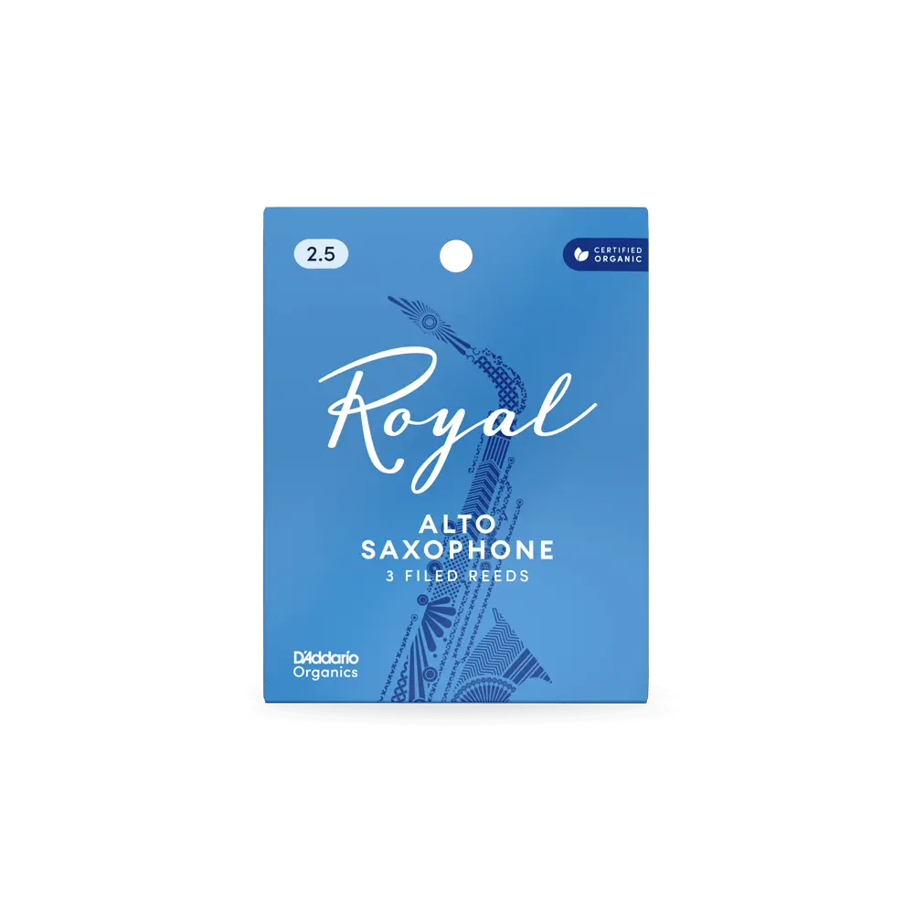 Royal Alto Saxophone Reeds Strength 2.5 Pack of 3