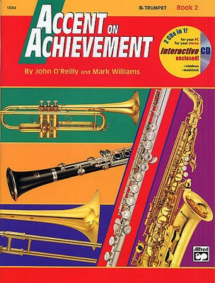 Accent on Achievement, Book 2 - Combined Percussion (S.D., B.D., Accessories & Mallet Percussion) - John O'Reilly|Mark Williams - Percussion Alfred Music /CD