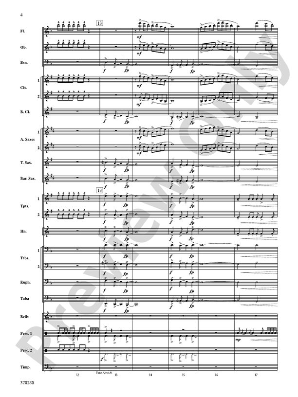 Cut to the Chase - Concert Band Conductor Score & Parts (Digital Download)