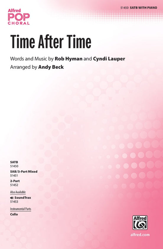Time After Time - SATB Choral Octavo (Digital Download)