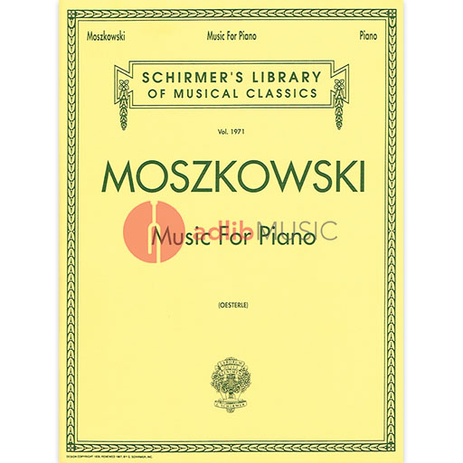 Moszkowski - Music For Piano Lib1971 - Piano Schirmer 50481143