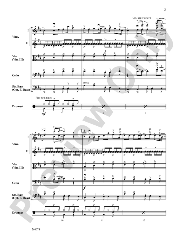 Boulevard of Broken Dreams - String Orchestra Conductor Score & Parts (Digital Download)