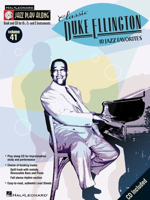 Classic Duke Ellington - Jazz Play-Along Volume 41 - Bb Instrument|Bass Clef Instrument|C Instrument|Eb Instrument Hal Leonard Lead Sheet /CD