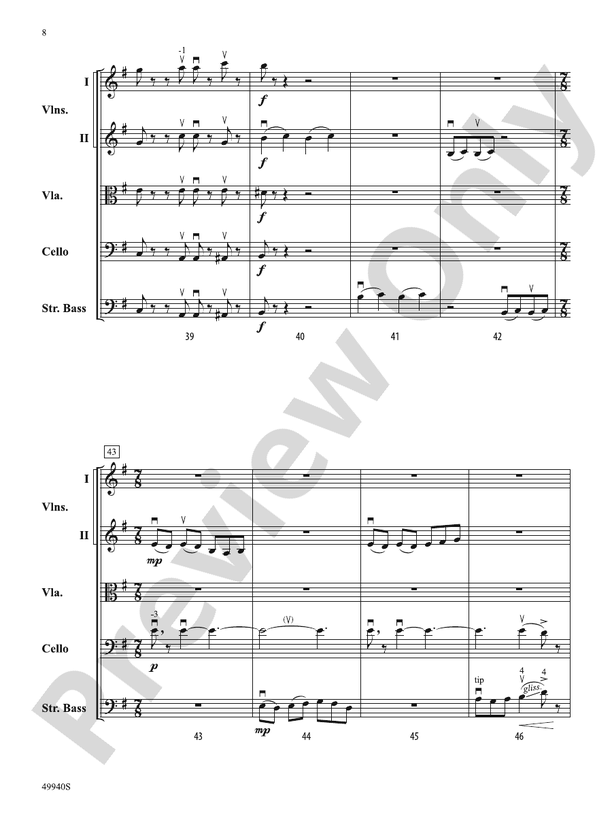 Subterranean Dialogues - String Orchestra Conductor Score & Parts (Digital Download)