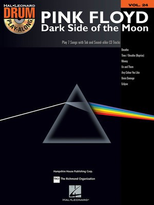 Pink Floyd - Dark Side of the Moon - Drum Play-Along Volume 24 - Drums Hal Leonard Drum Notation /CD