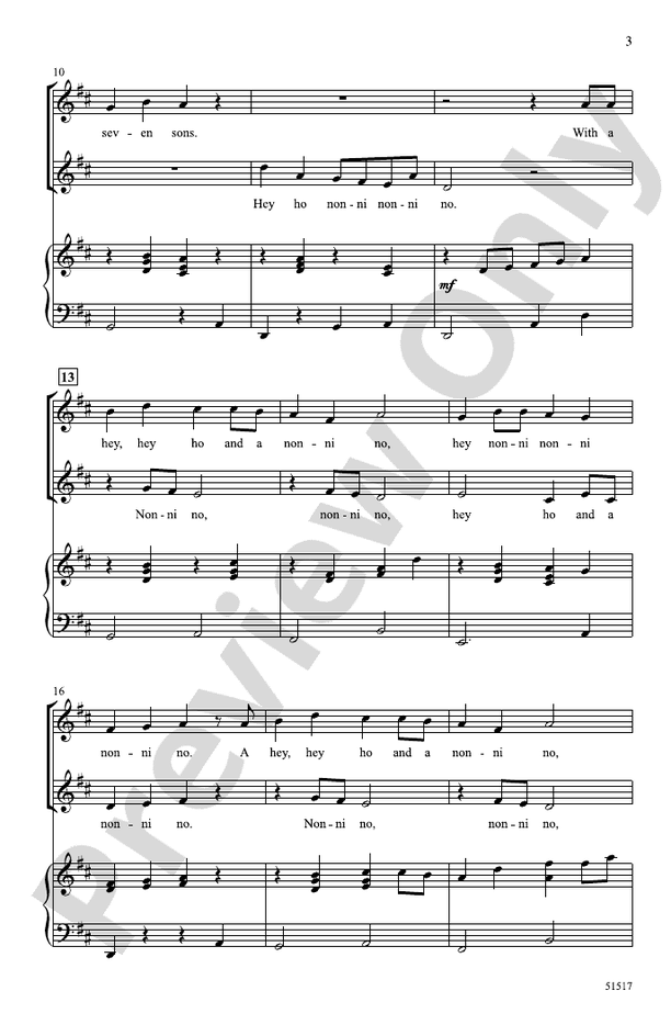 A Scottish Riddle - 2 Part Treble Choral Octavo (Digital Download)
