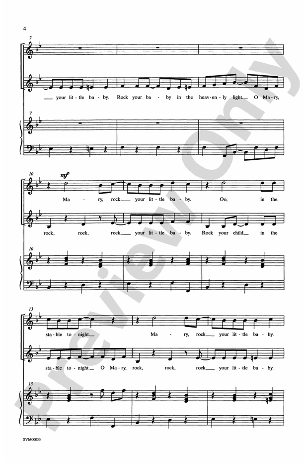 Mary, Mary – 2-Part Choral Octavo (Digital Download)