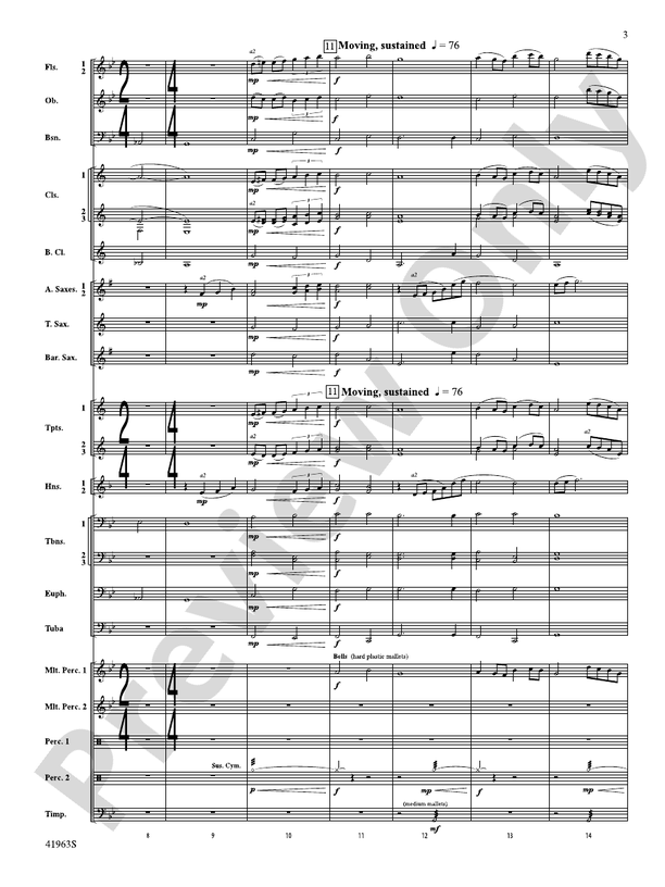 Sky Bound - Concert Band Conductor Score & Parts (Digital Download)
