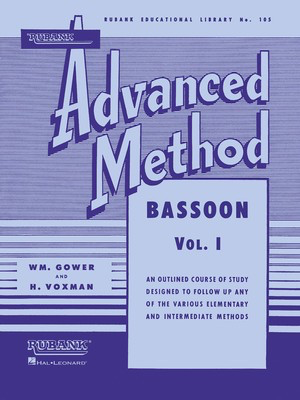 Rubank Advanced Method - Bassoon Vol. 1 - Bassoon Rubank Publications