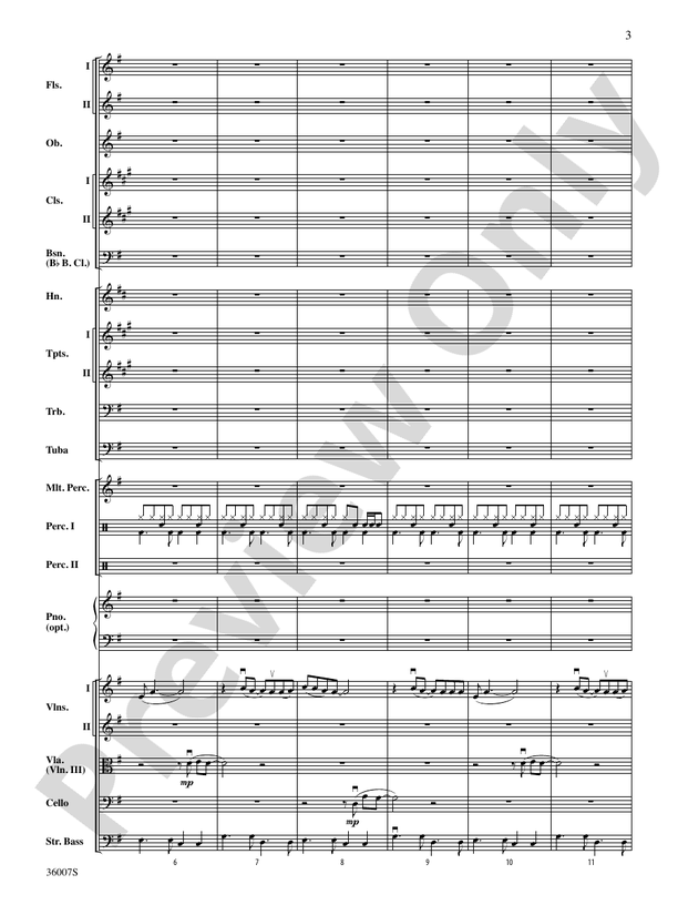 Hold My Hand - Full Orchestra Conductor Score & Parts (Digital Download)