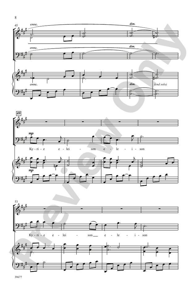 Missa Festiva – SAB Choral Octavo (Digital Download)
