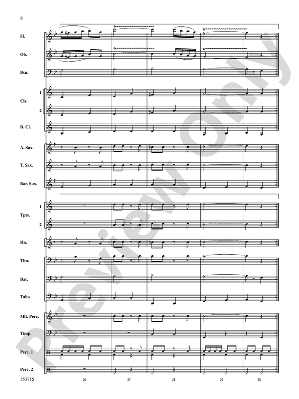 Semper Paratus - Concert Band Conductor Score & Parts (Digital Download)