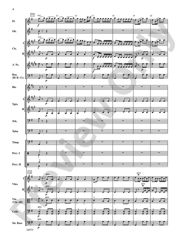 Capriccio Espagnol – Full Orchestra Conductor Score & Parts (Digital Download)