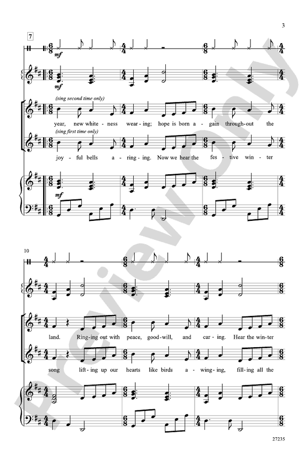 A Welsh Noel - 2-Part Choral Octavo (Digital Download)
