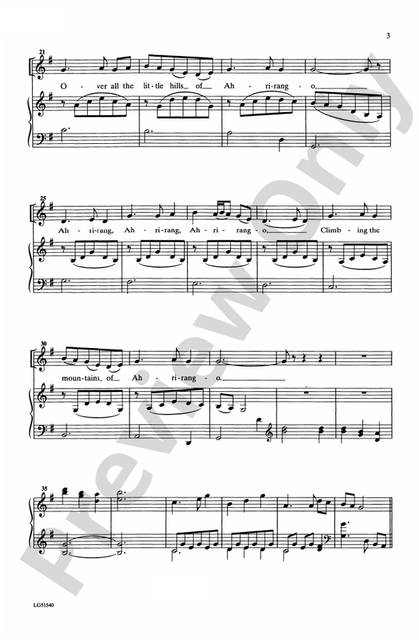 Ahrirang - SATB Choral Octavo (Digital Download)
