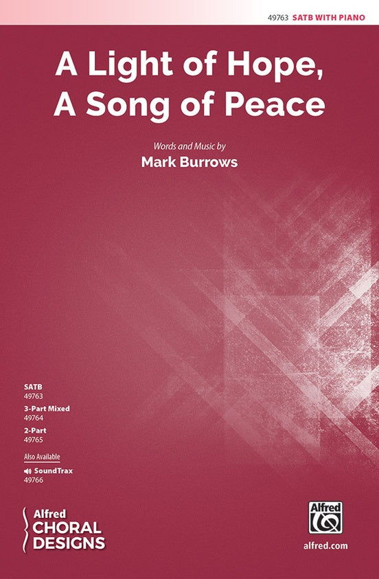A Light of Hope, A Song of Peace - SATB Choral Octavo (Digital Download)