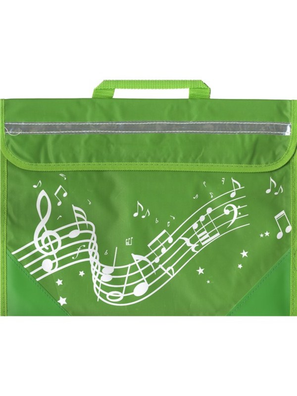 Musicwear Wavy Stave Music Bag - Green MW0011