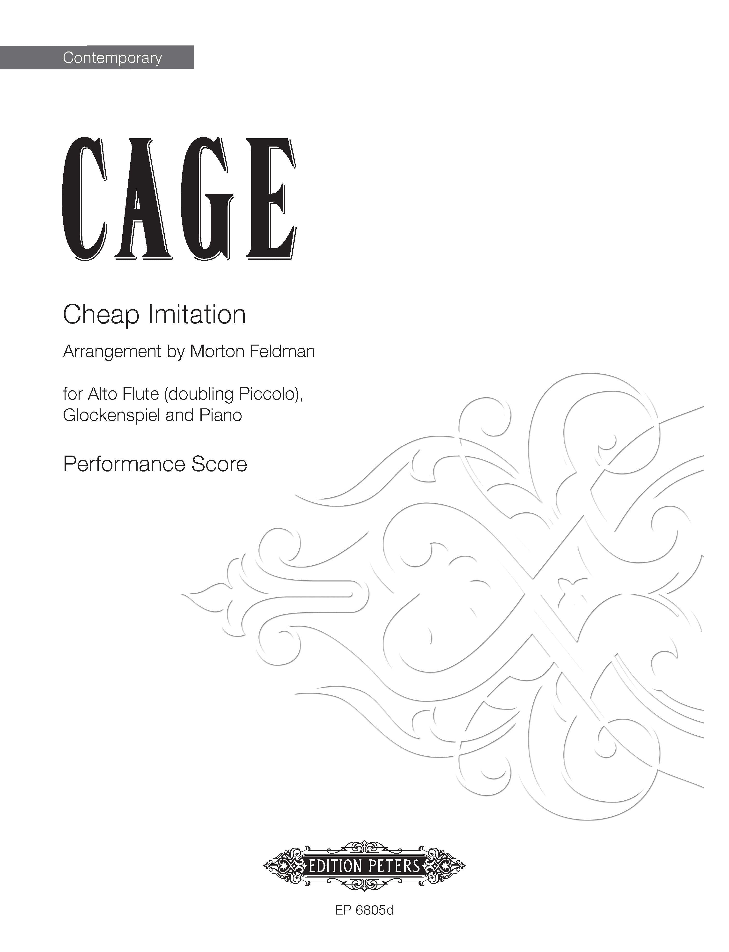 Cheap Imitation - Piano/Glockenspiel/Alto Flute Full Score (Digital Download)