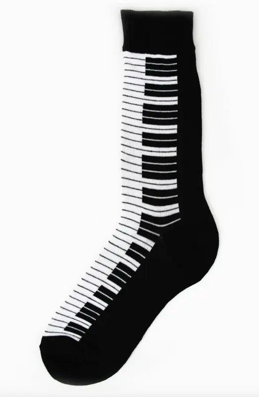 Mens Socks Piano Size 7-12