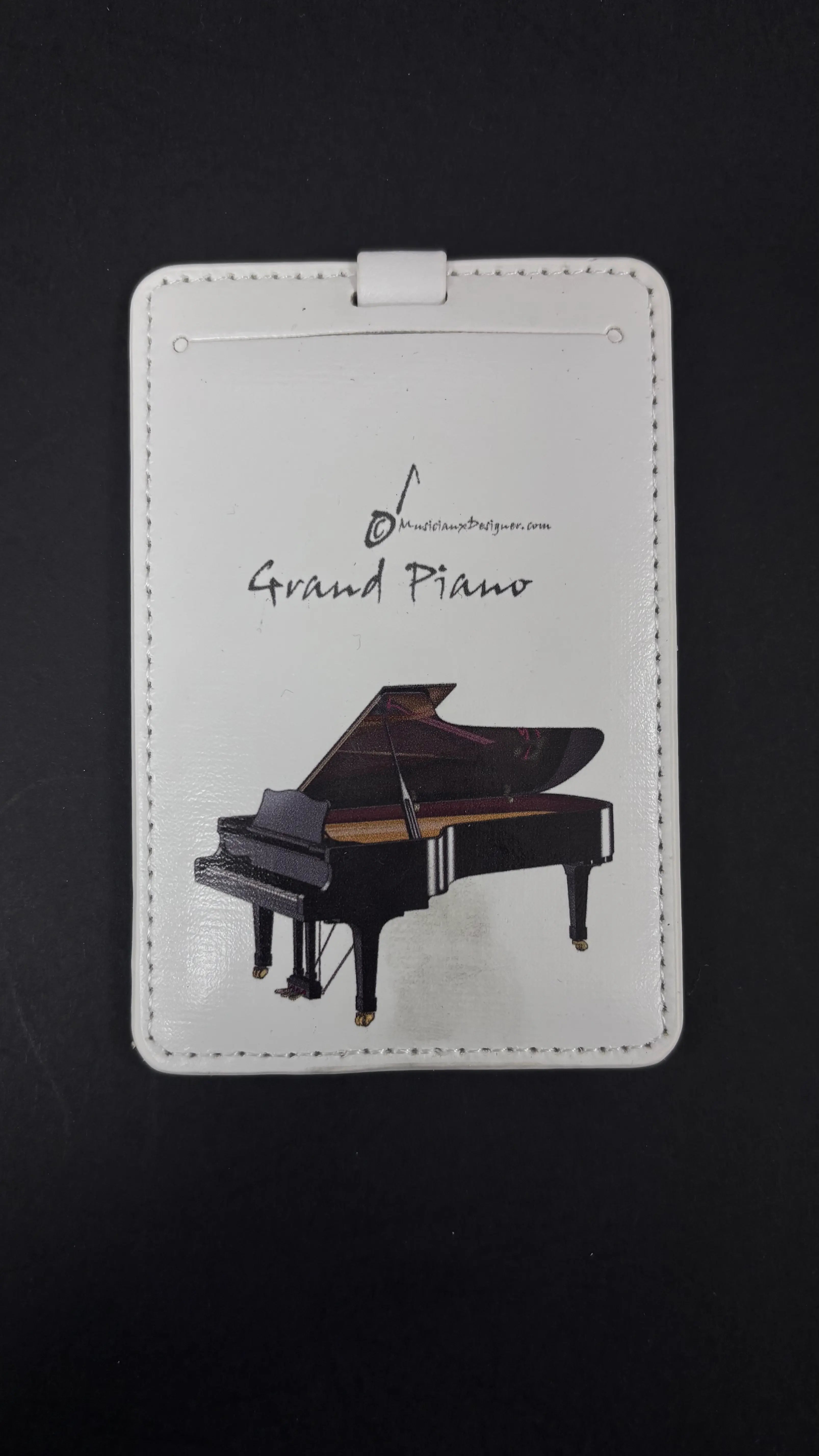 Musician Designer Grand Piano Luggage Tag