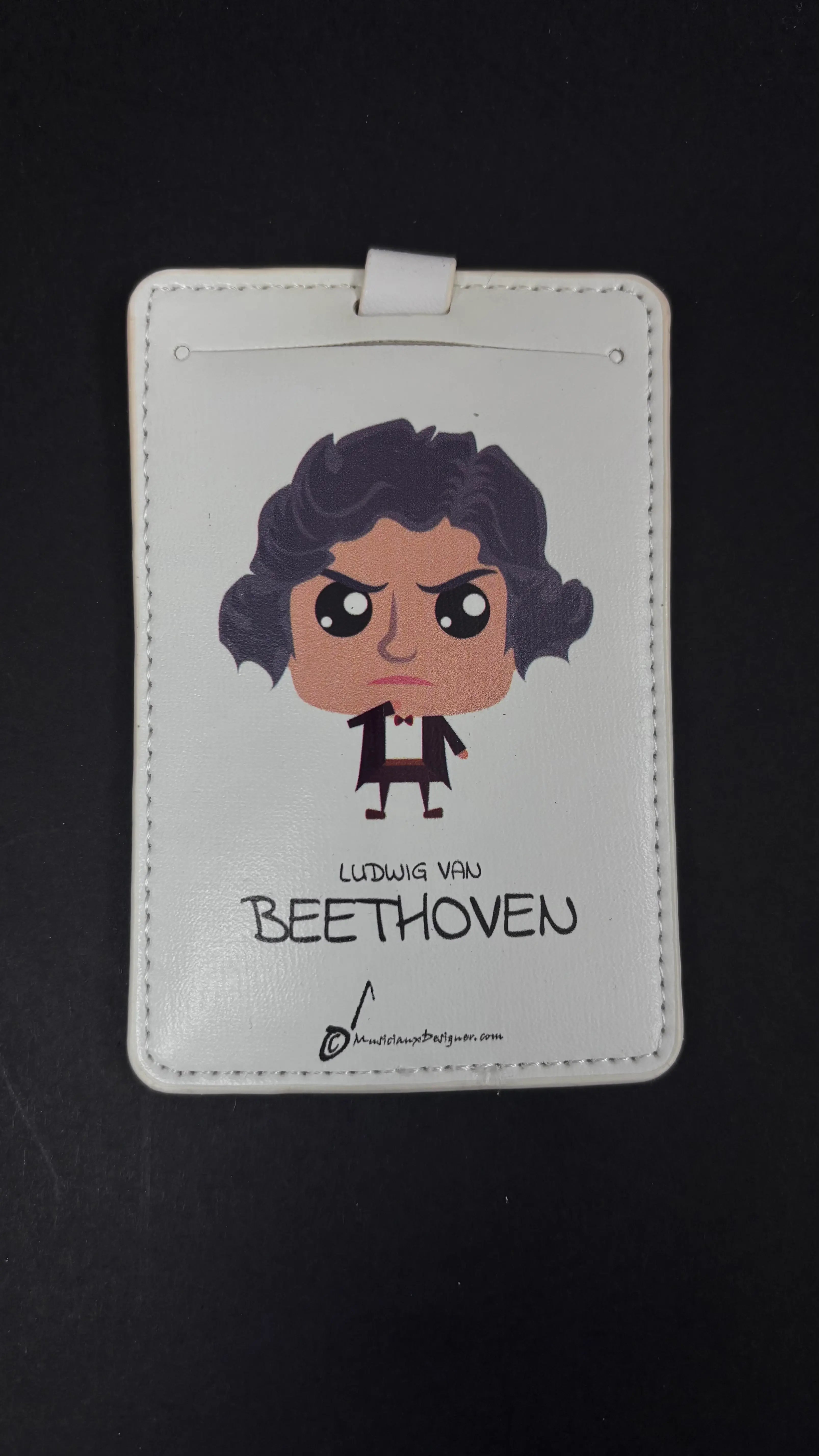Musician Designer Ludwig Van Beethoven Luggage Tag