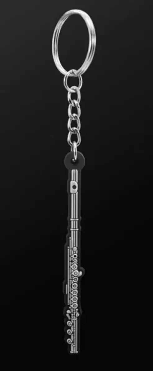 Musician Designer Flute Keyring