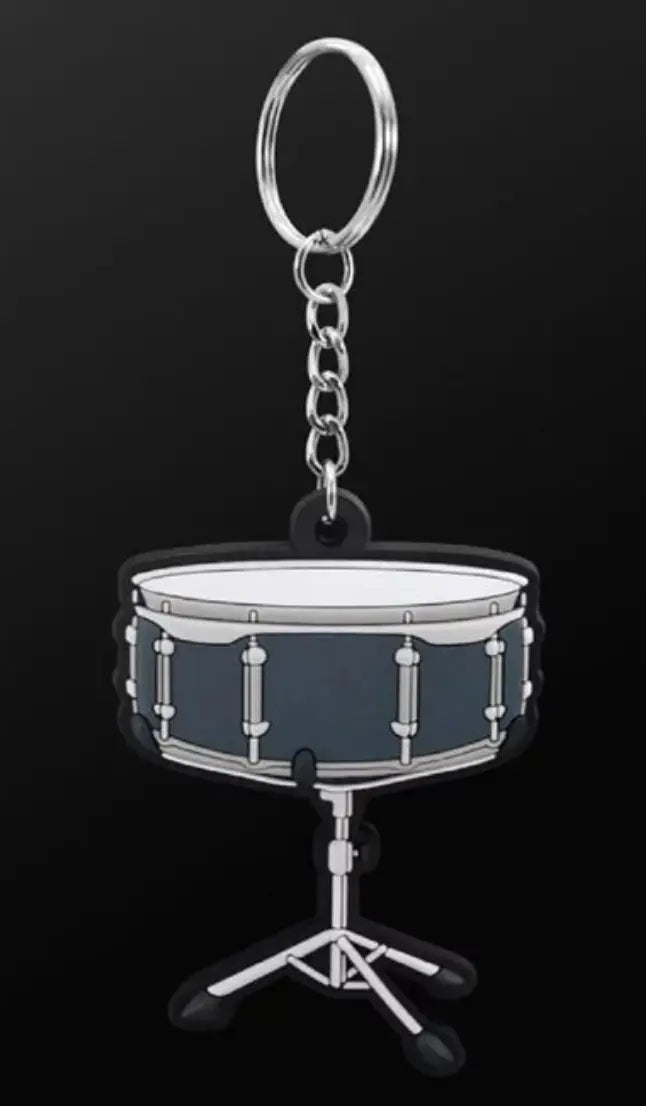 Musician Designer Snare Drum Keyring