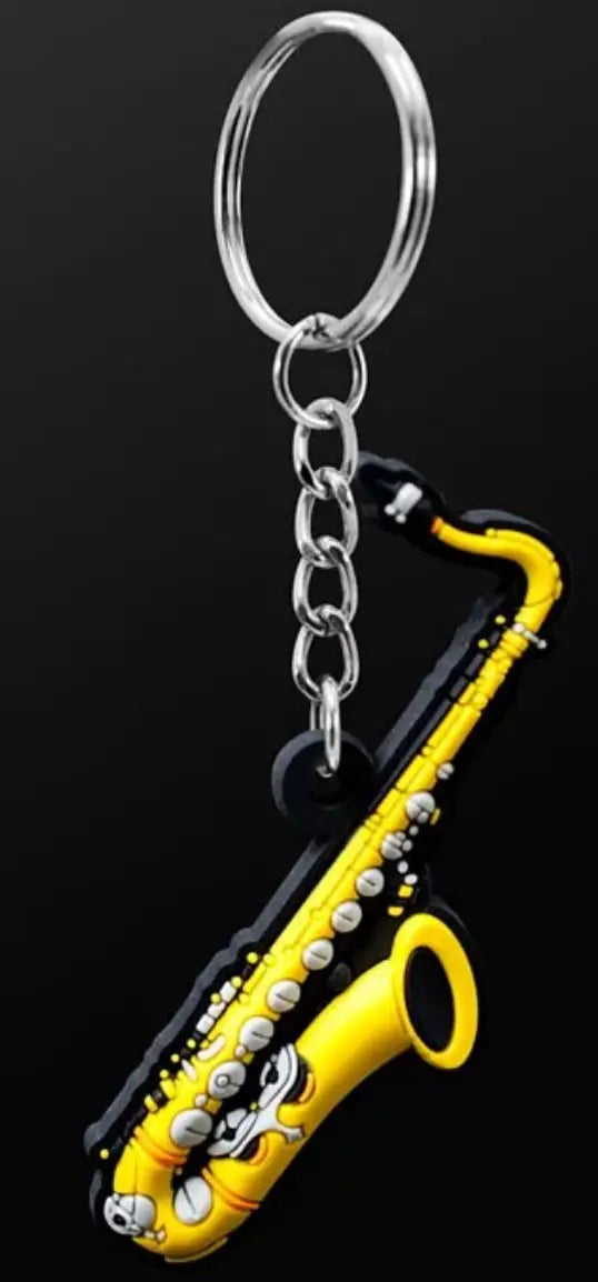 Musician Designer Tenor Saxophone Keyring