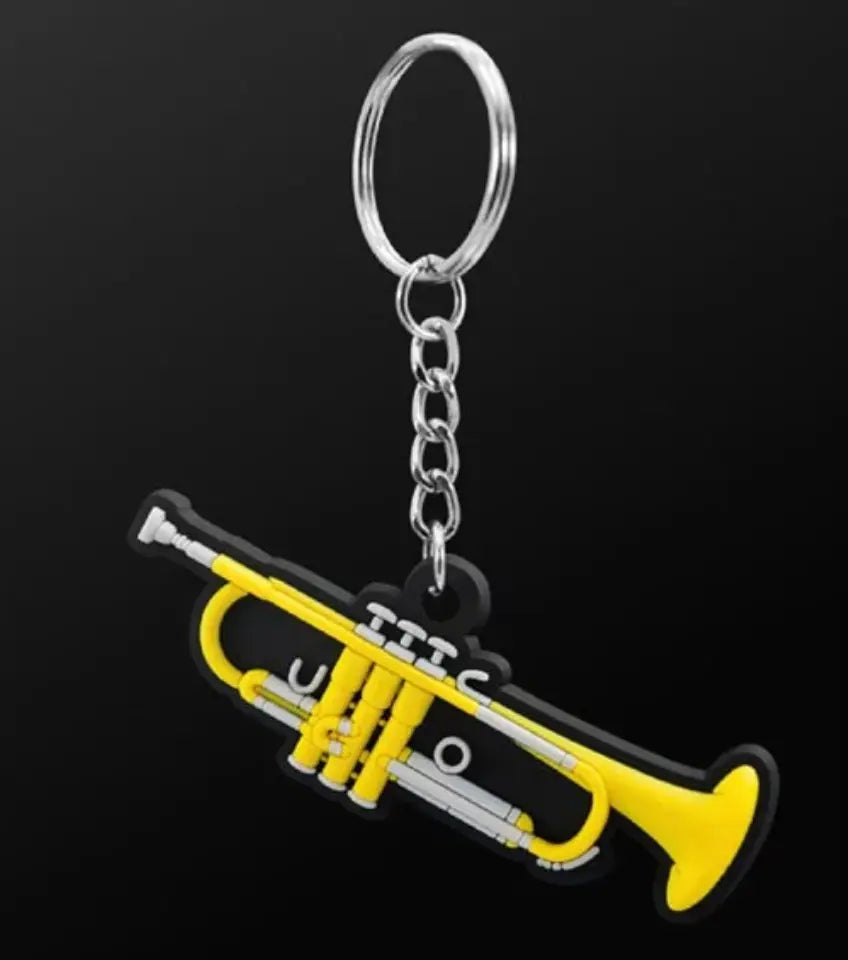 Musician Designer Trumpet Keyring