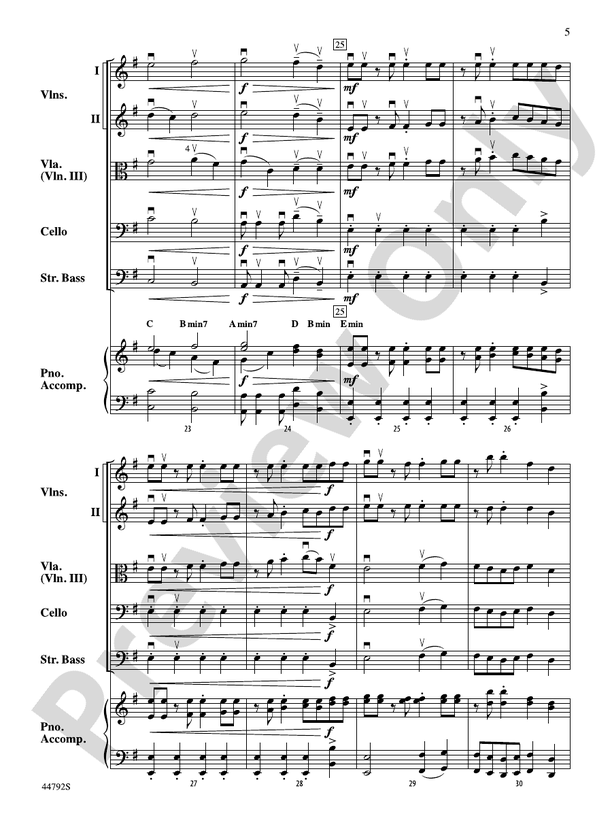 Wind Dancer - String Orchestra Conductor Score & Parts (Digital Download)