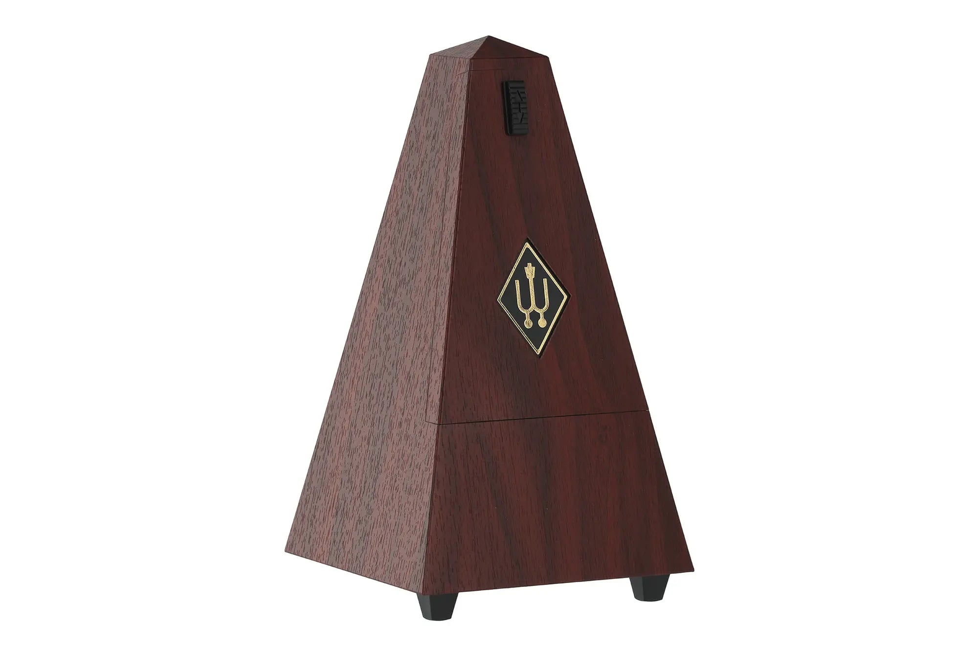 Wittner Pyramid Plastic Metronome with Bell Mahogany
