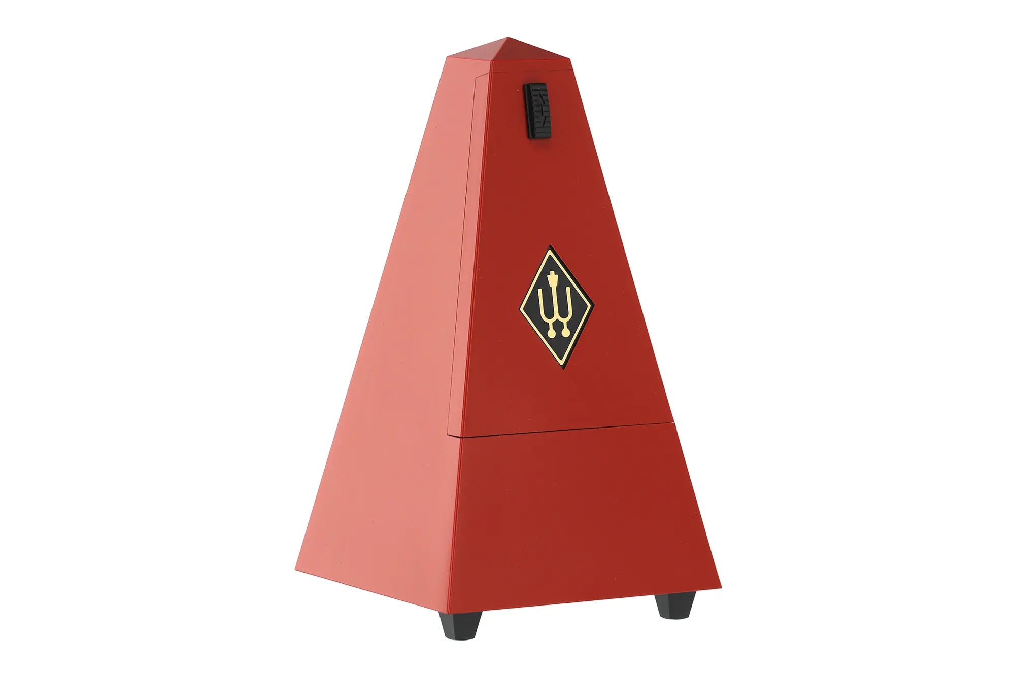 Wittner Pyramid Plastic Metronome with Bell Dark Red
