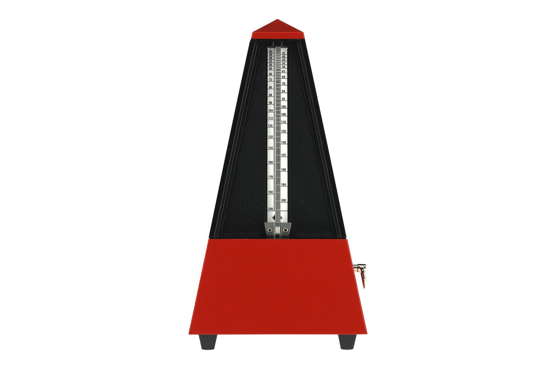 Wittner Pyramid Plastic Metronome Dark Red
