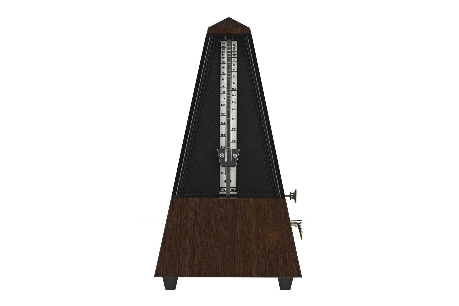 Wittner Pyramid Plastic Metronome with Bell Walnut