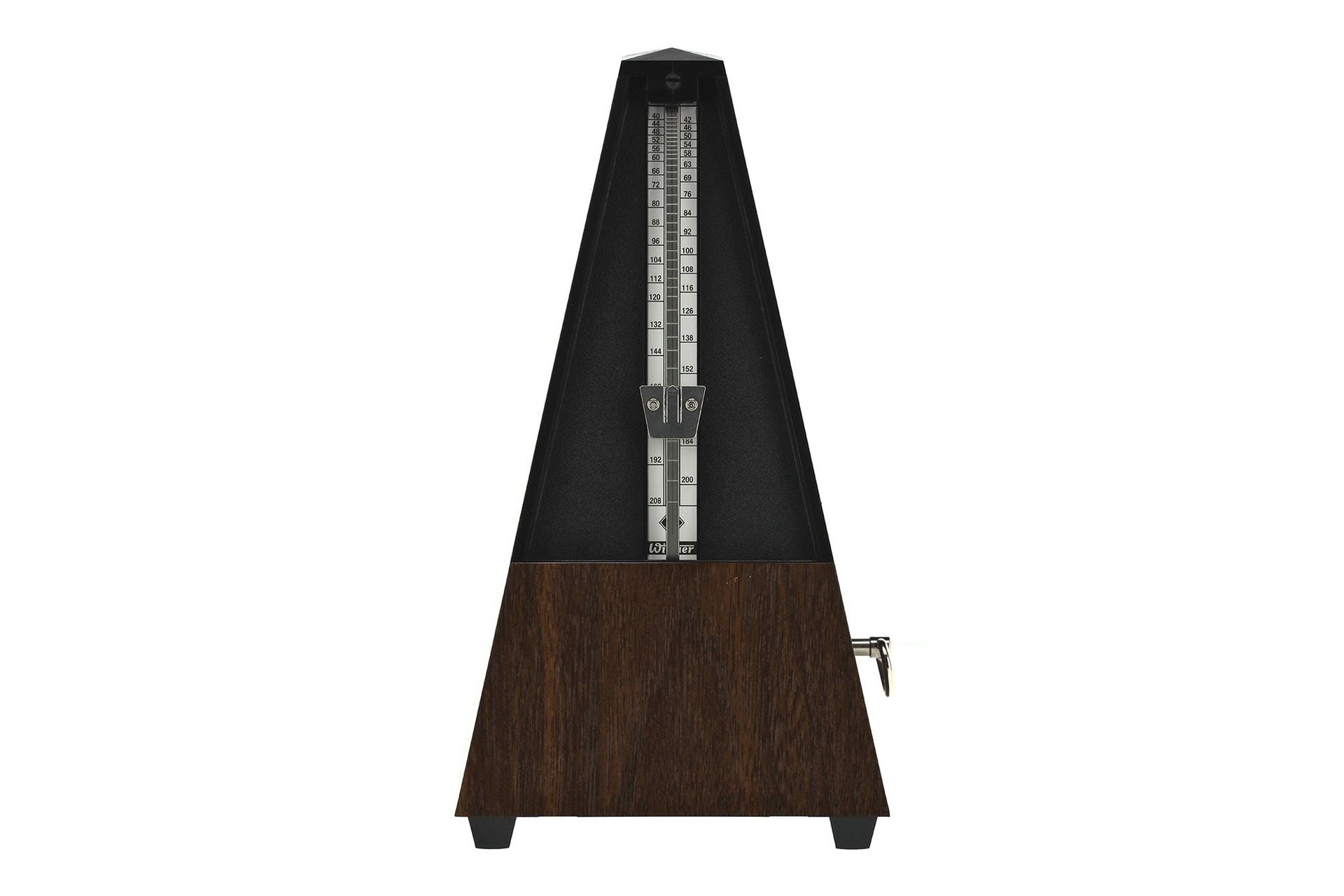 Wittner Pyramid Plastic Window Metronome Walnut