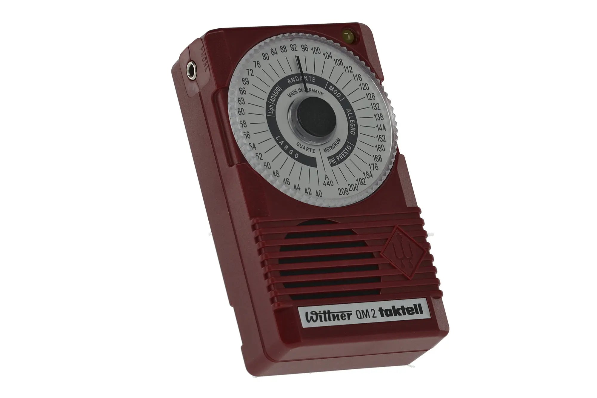 Wittner QM2 Metronome Ruby Red with Headphones