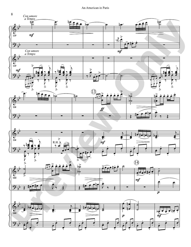 An American In Paris - 2 Pianos (Digital Download)