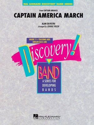 Captain America March - Score & Parts - Alan Silvestri - Johnnie Vinson Hal Leonard Score/Parts