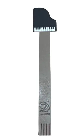 Grand Piano Bookmark Made from Vegan Apple Leather Vegan