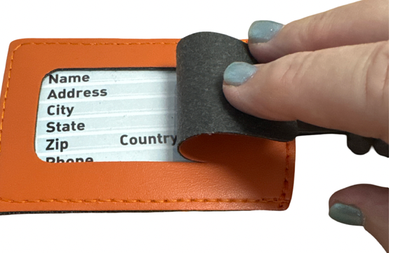 Violin,Viola,Cello Luggage Tag Made from Vegan Apple Leather Vegan