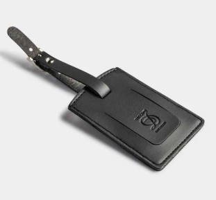 Grand Piano Luggage Tag Made from Vegan Apple Leather Vegan