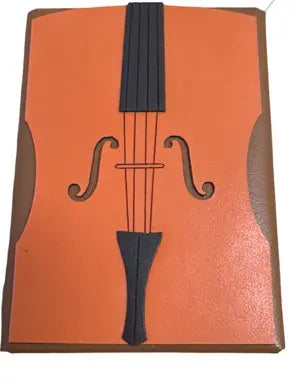 Violin,Viola,Cello Credit Card Holder Made from Vegan Apple Leather Vegan