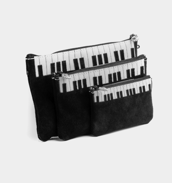 Keyboard Pouch Made from Vegan Apple Leather Vegan Large 22cm x 14cm