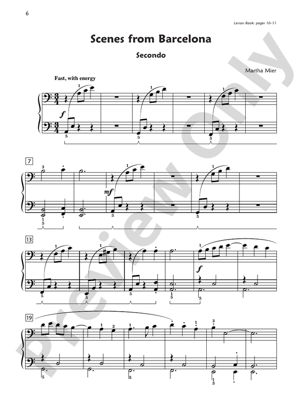 Premier Piano Course, Duet 4 - 1 Piano, 4 Hands (Digital Download)