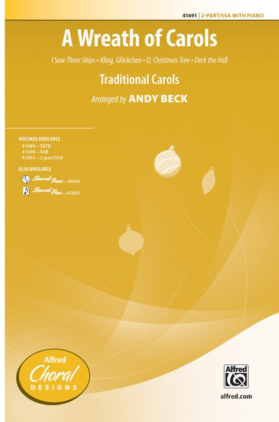 A Wreath of Carols - 2-Part / SSA Choral Octavo (Digital Download)