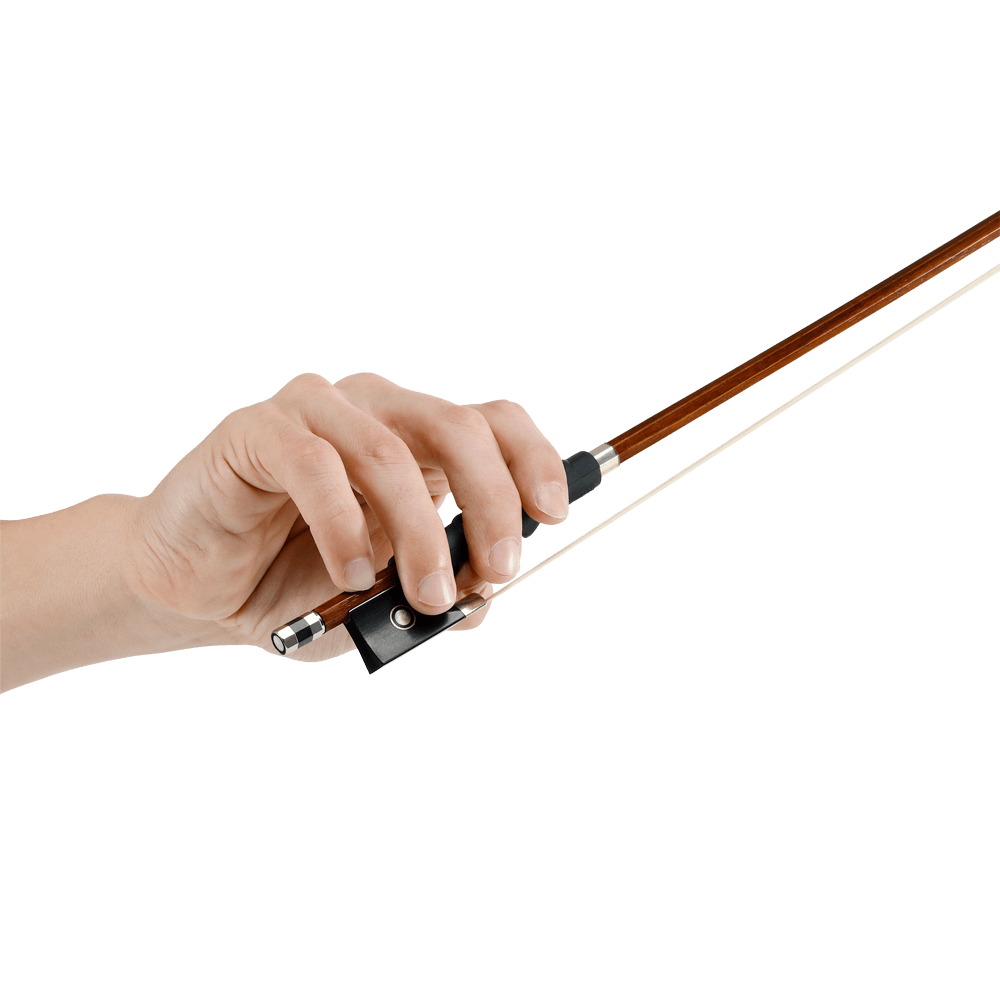 Bow Grip - D'Addario Bowmaster for 3/4-4/4 Violin, 13" & Up Viola & 3/4-4/4 Cello (Large)