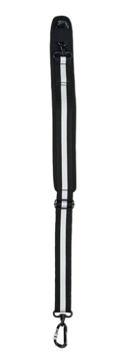 Case Strap - Bam Neoprene Case Strap (Single) for Hightech Case with Security Hooks - Black & White