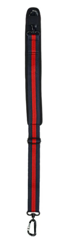 Case Strap - Bam Neoprene Case Strap (Single) for Hightech Case with Security Hooks - Blue & Red