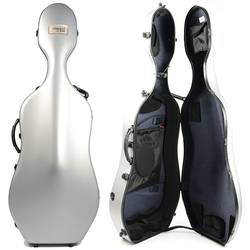 BAM Classic 5.9 Cello Case with Wheels Light Grey 4/4